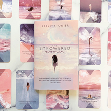 Load image into Gallery viewer, The Empowered Woman Affirmation card deck and book bundle