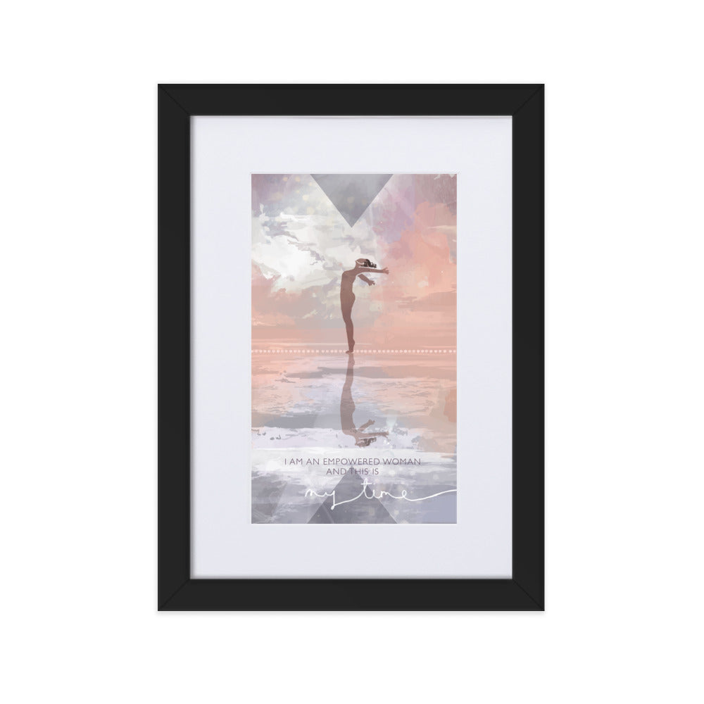 Empowered Woman Framed Affirmation Print - The Empowered Woman Collection