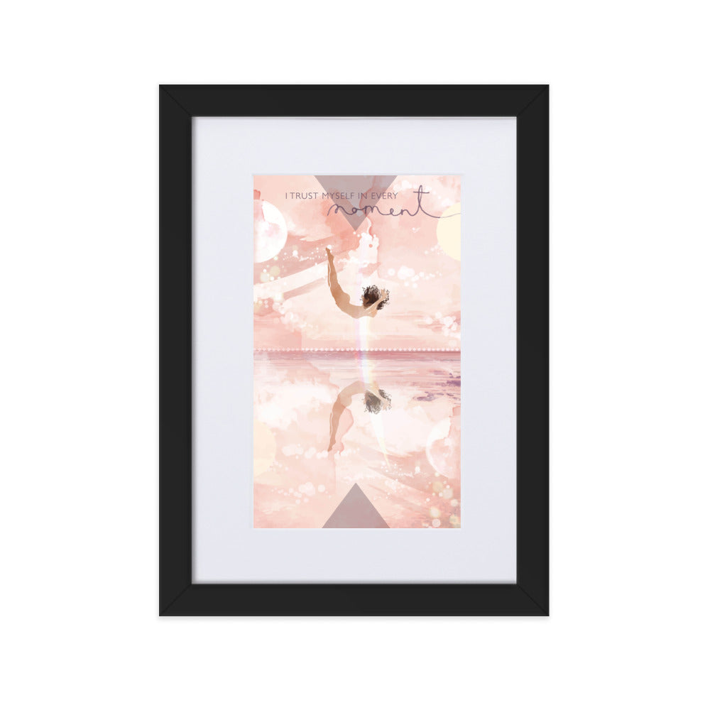 I Trust Myself Framed Affirmation Print - The Empowered Woman Collection