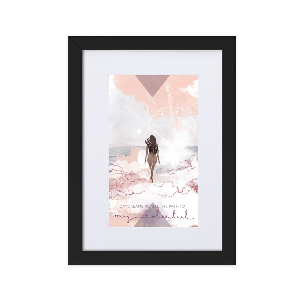 Path To My Potential Framed Affirmation Print - The Empowered Woman Collection
