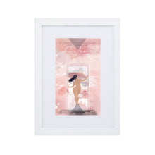 Load image into Gallery viewer, Coming Home Framed Affirmation Print - The Empowered Woman Collection

